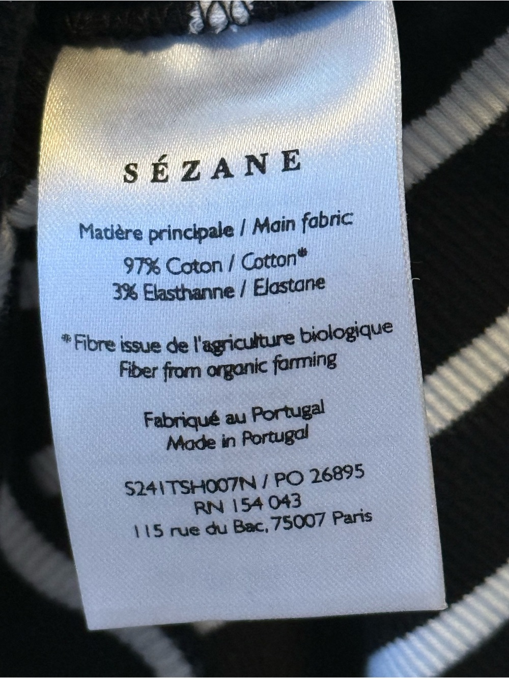 Marcelo Top Black/ Ecru - Picture 5 of 6